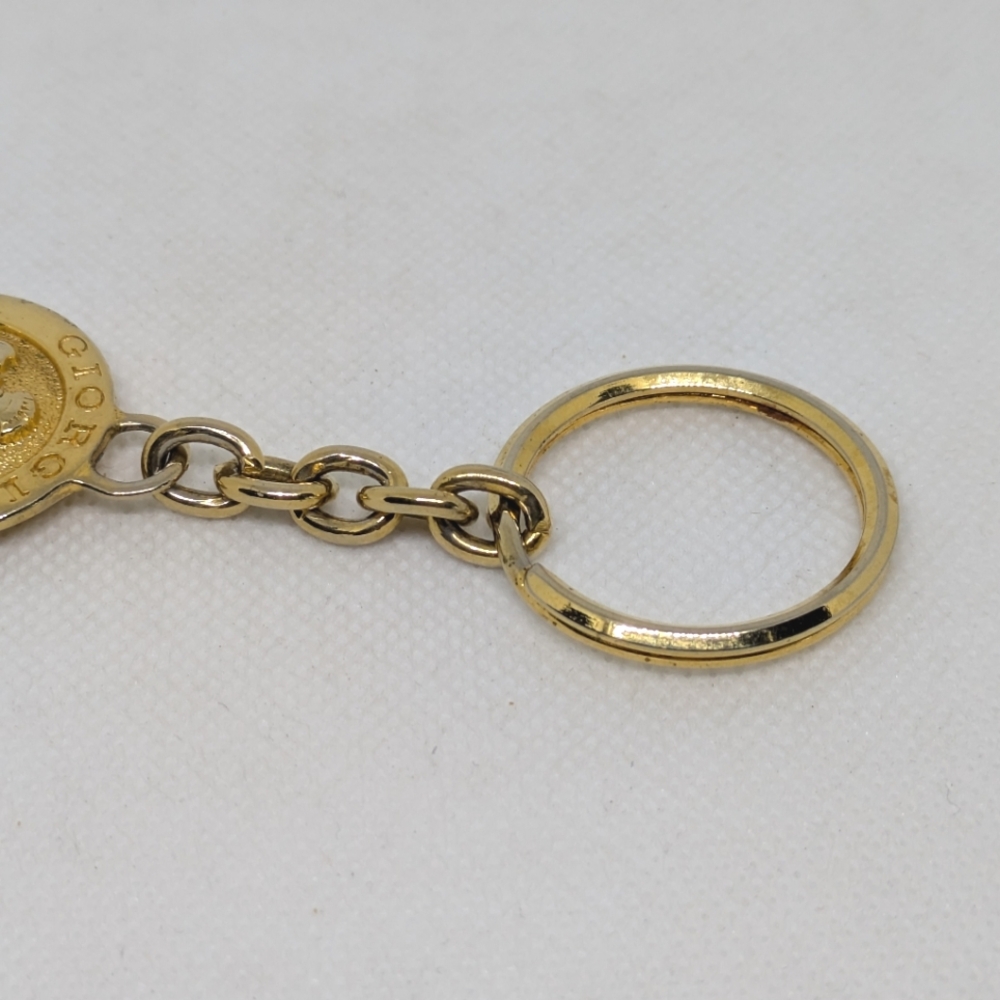 Giorgio Beverly Hills Gold Tone Keychain Vintage as Is - Picture 4 of 7